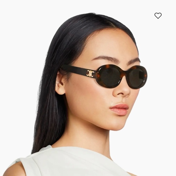 Celine Triomphe 52MM Oval Sunglasses - Picture 3 of 8